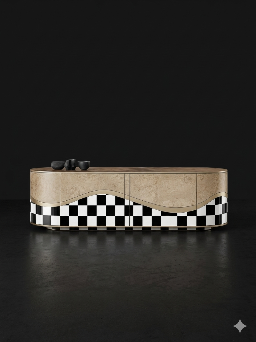 Digital Marquetry Console Table