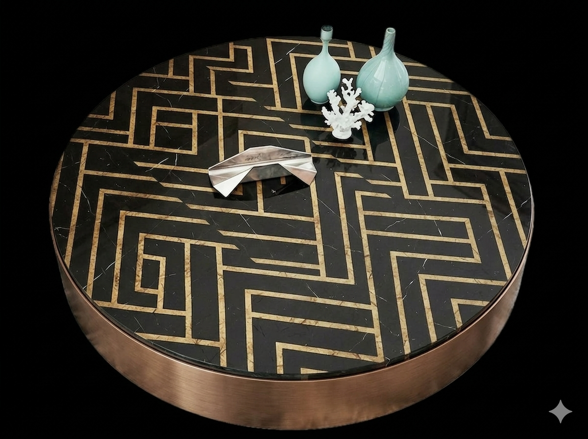 Geometric Inlay Nesting Trio